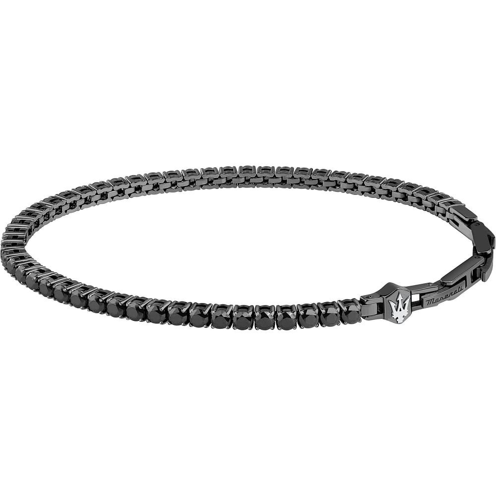 Maserati Gioielli - Bracciale Tennis - Uomo - Nero