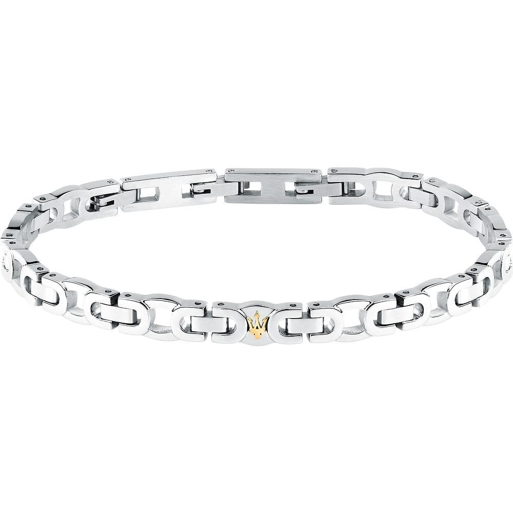 Maserati Gioielli - Bracciale Iconic - Uomo - Acciaio