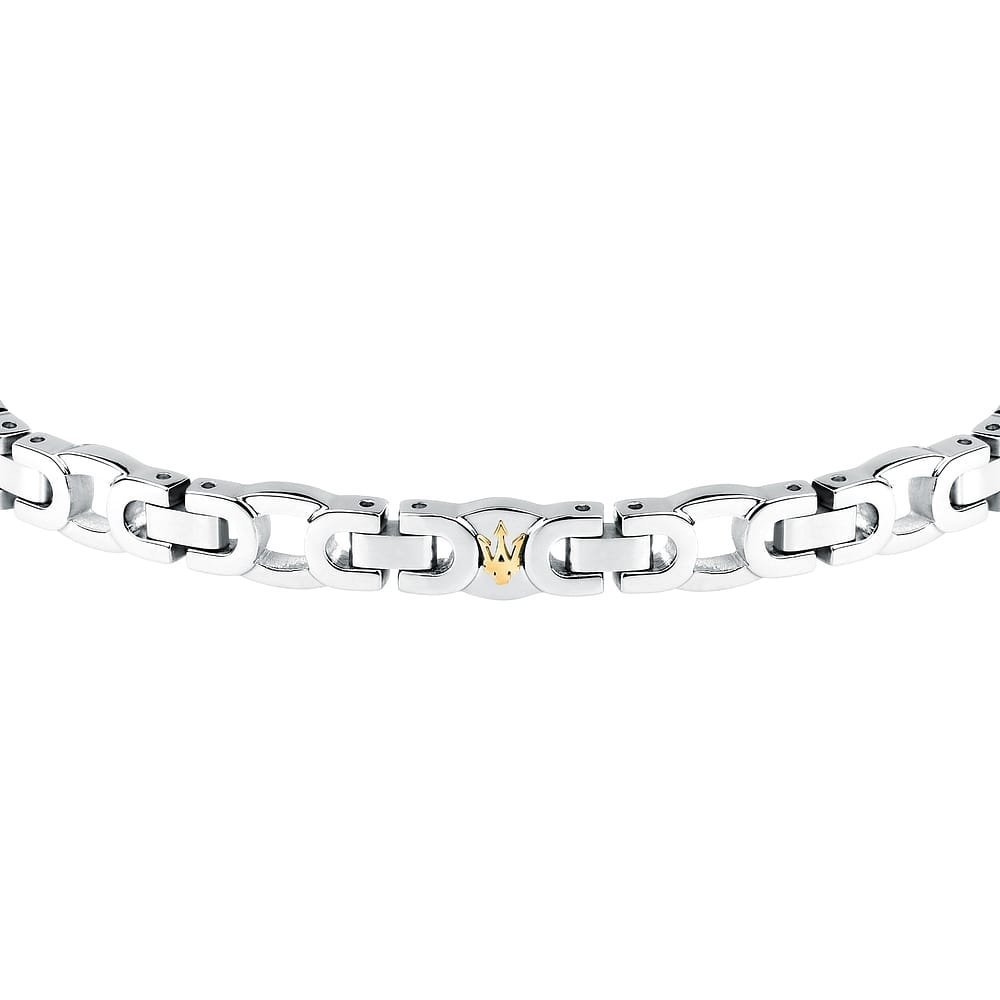 Maserati Gioielli - Bracciale Iconic - Uomo - Acciaio