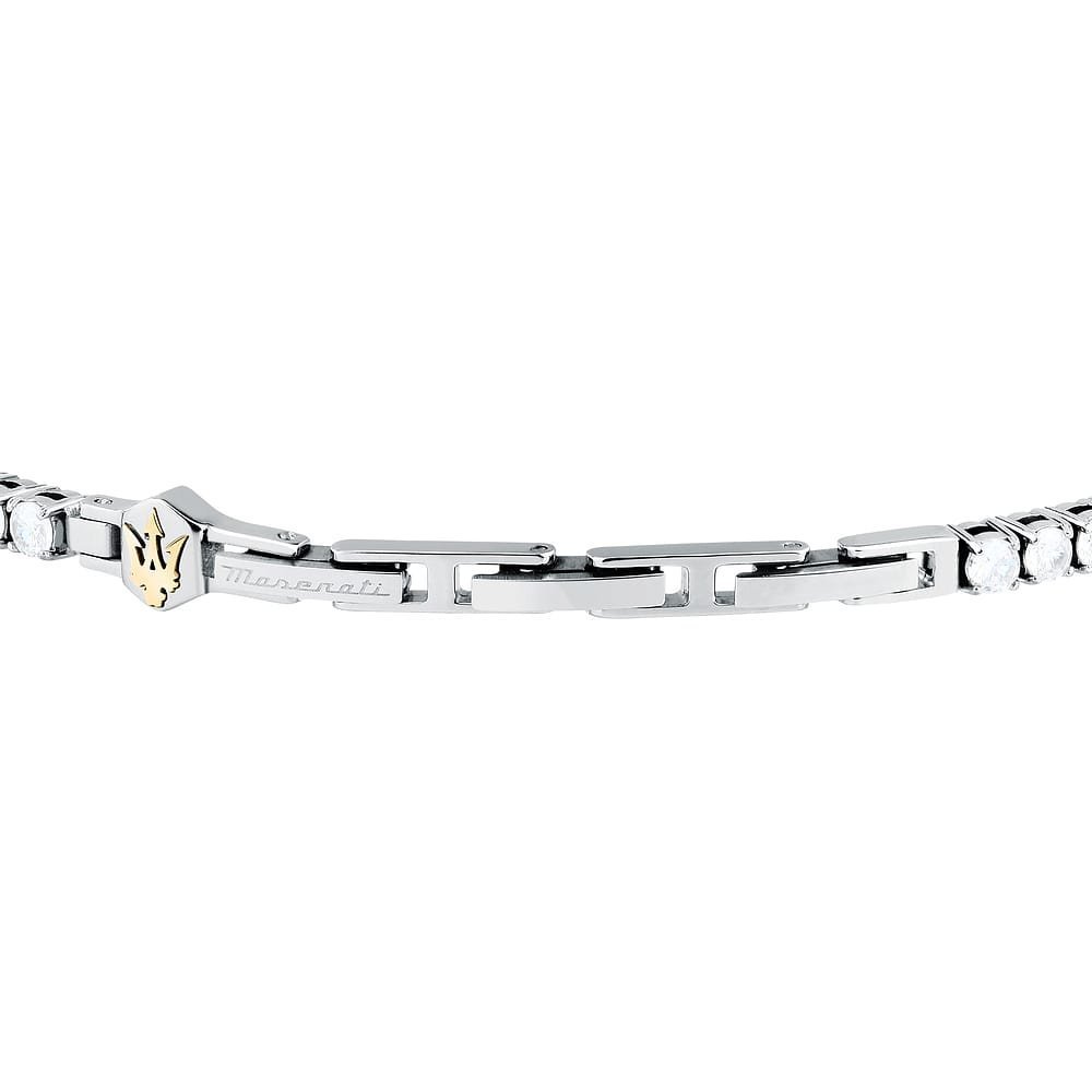 Maserati Gioielli - Bracciale Tennis - Uomo - Acciaio