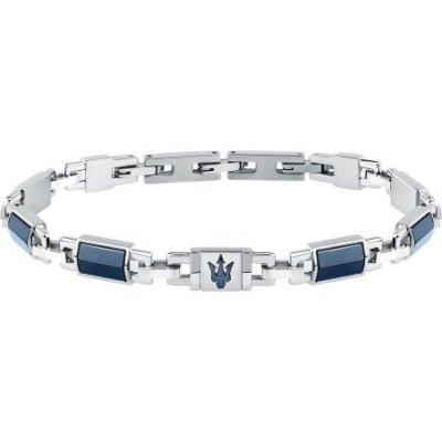 Maserati Gioielli - Bracciale Ceramic - Uomo - Acciaio