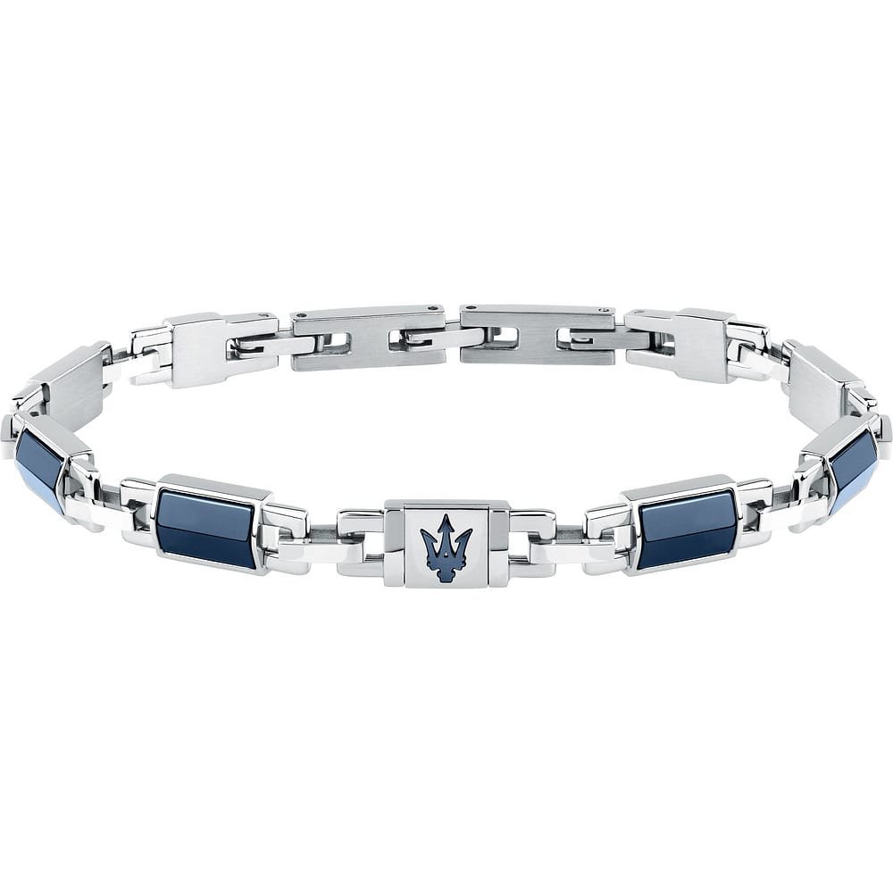 Maserati Gioielli - Bracciale Ceramic - Uomo - Acciaio