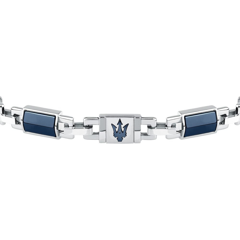 Maserati Gioielli - Bracciale Ceramic - Uomo - Acciaio