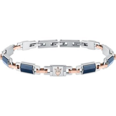 Maserati Gioielli - Bracciale Ceramic - Uomo - Acciaio