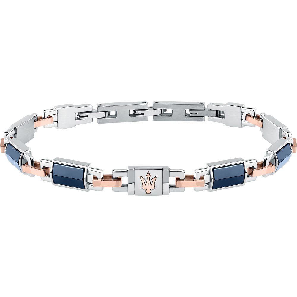 Maserati Gioielli - Bracciale Ceramic - Uomo - Acciaio