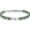 Maserati Gioielli - Bracciale Ceramic - Uomo - Acciaio