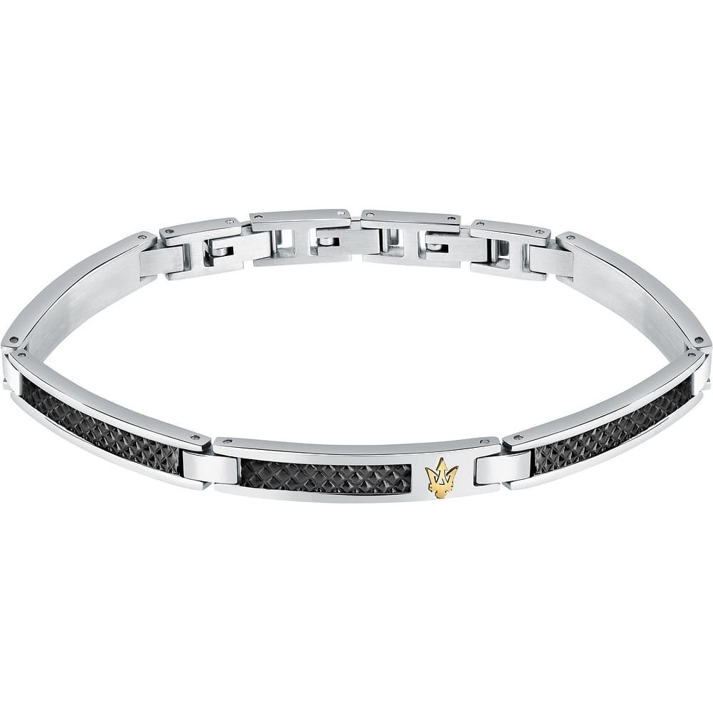 Maserati Gioielli - Bracciale Iconic - Uomo - Acciaio