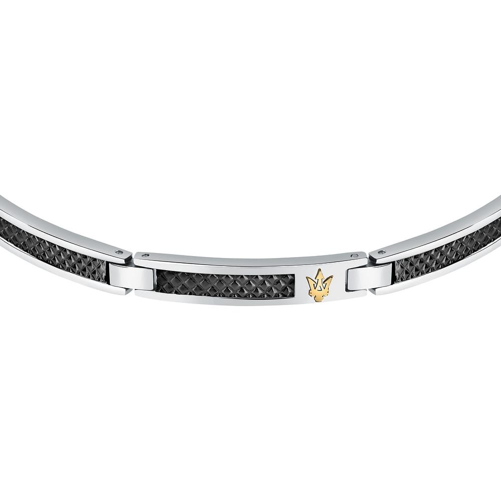 Maserati Gioielli - Bracciale Iconic - Uomo - Acciaio