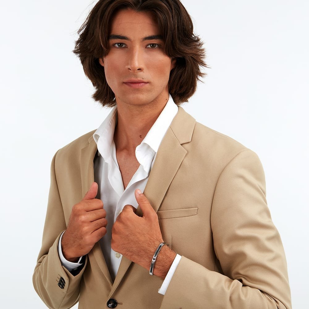 Maserati Gioielli - Bracciale Iconic - Uomo - Acciaio