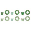Easy Life - Set Tazzine Floral Fantasy - Porcellana