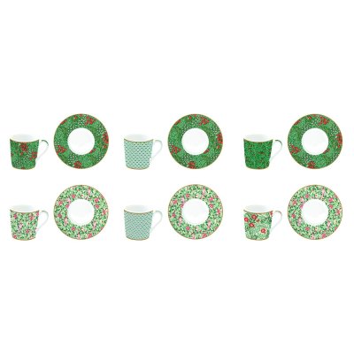Easy Life - Set Tazzine Floral Fantasy - Porcellana