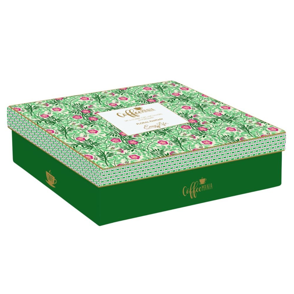 Easy Life - Set Tazzine Floral Fantasy - Porcellana