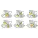 Easy Life - Fleurs Et Citrons - Tazzine Espresso - Porcellana