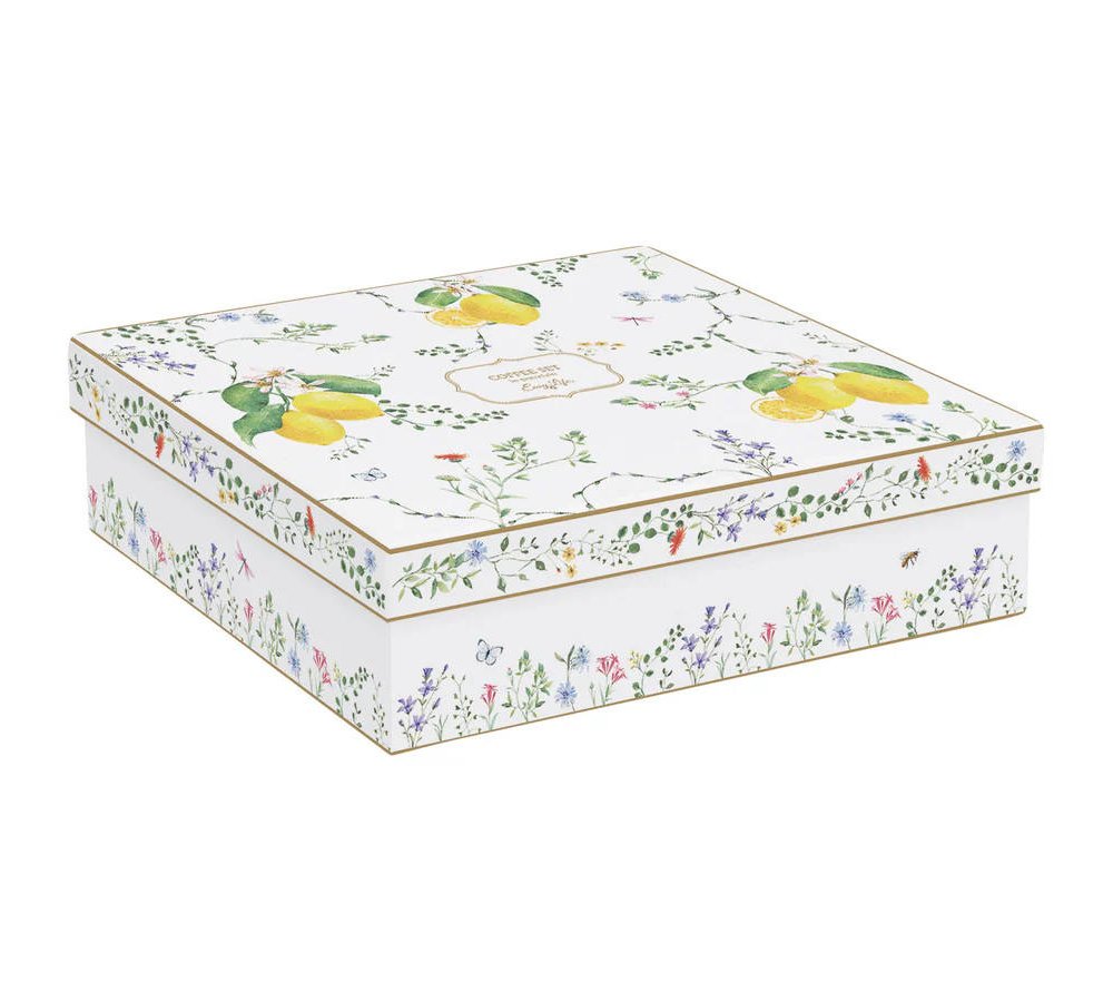 Easy Life - Fleurs Et Citrons - Tazzine Espresso - Porcellana