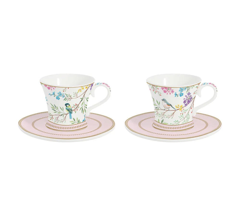 Easy Life - Birds Melody Set - Tazzine Porcellana