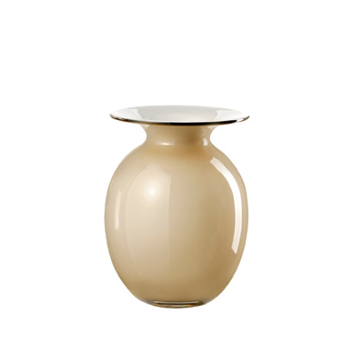 Onlylux - Vaso Bombetta - Vetro Soffiato - Opale/Fumé