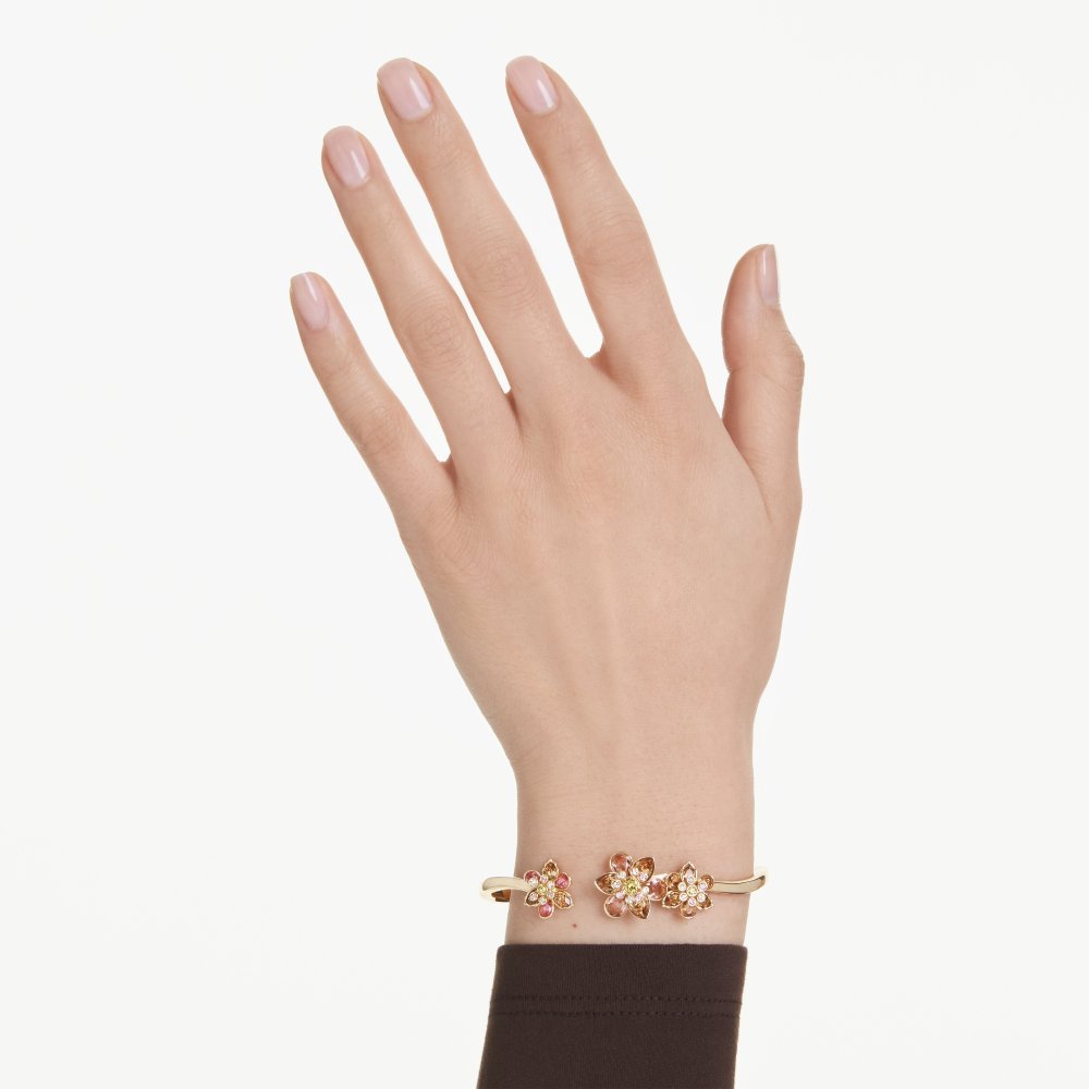 Swarovski - Bracciale Rigido Idyllia - Cristalli - Oro