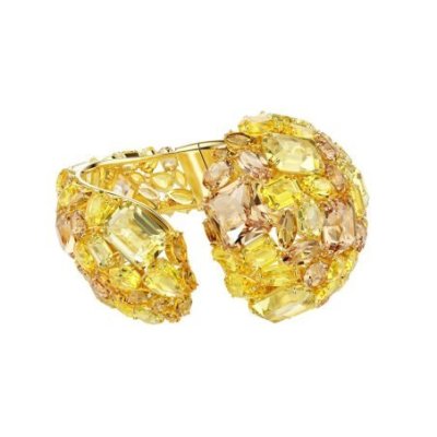 Swarovski - Bracciale Rigido Gema - Cristalli - Oro