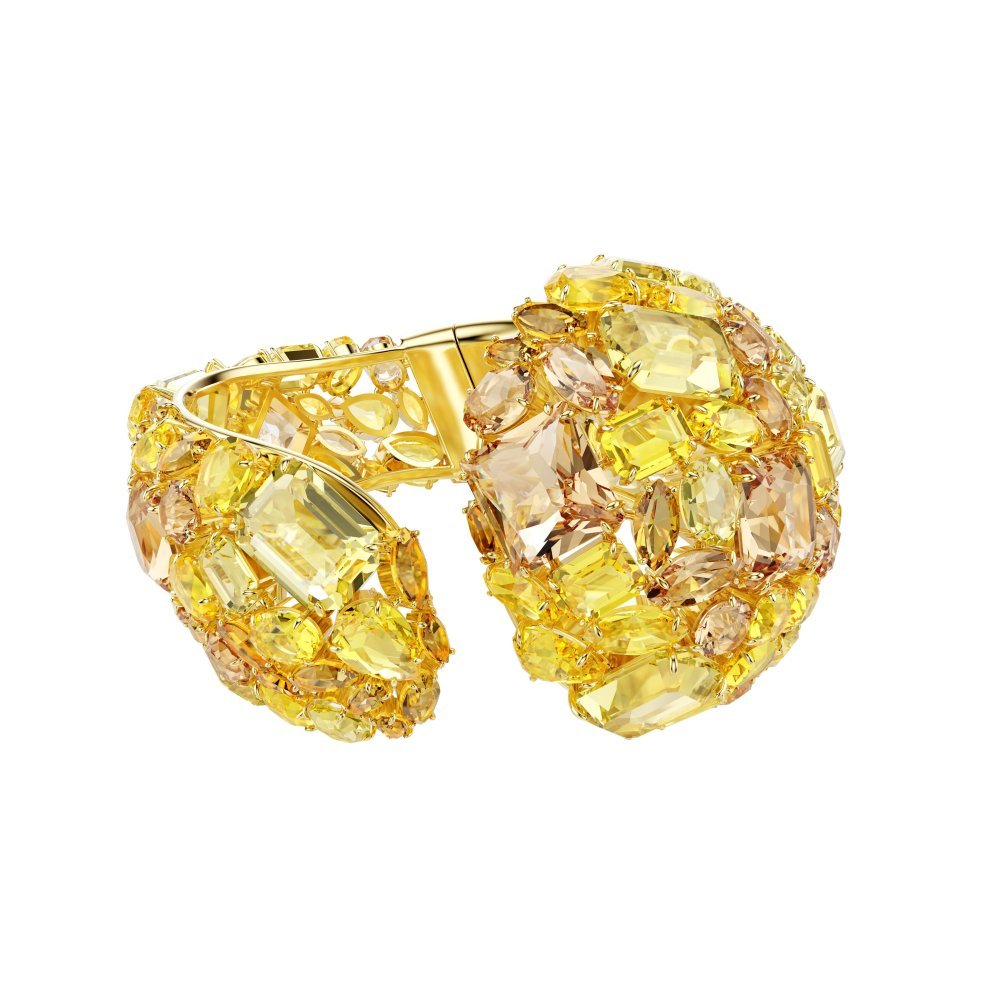 Swarovski - Bracciale Rigido Gema - Cristalli - Oro