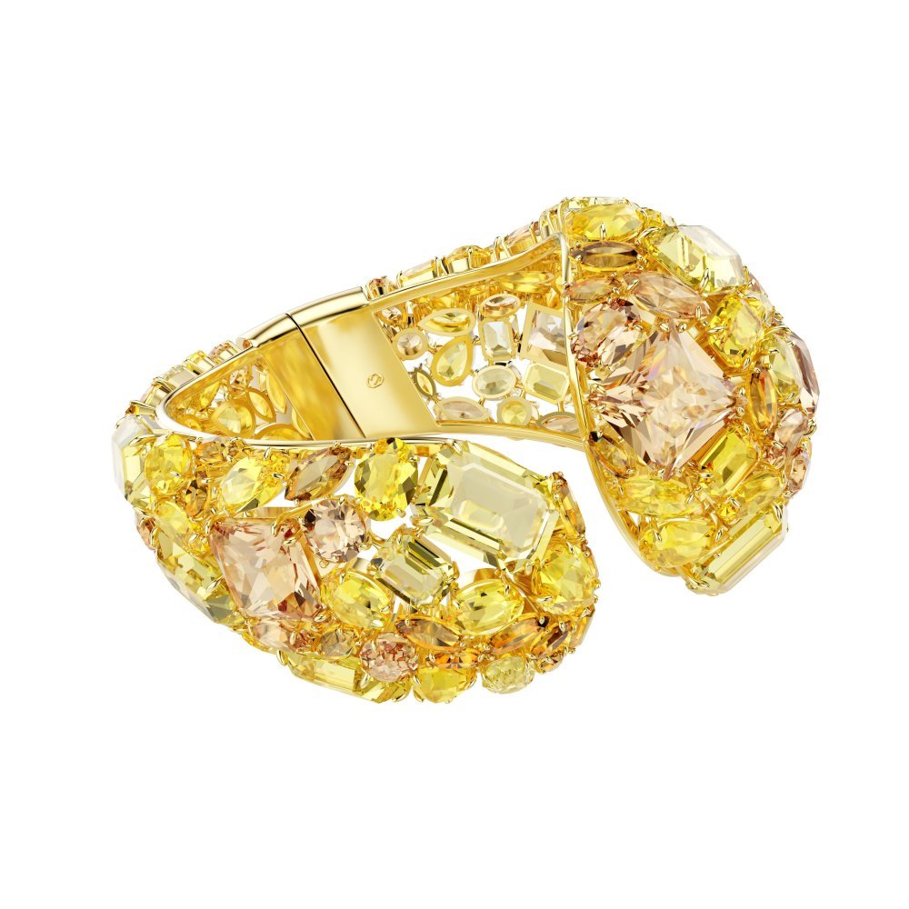 Swarovski - Bracciale Rigido Gema - Cristalli - Oro