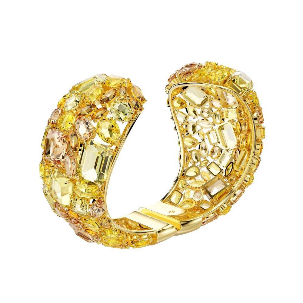 Swarovski - Bracciale Rigido Gema - Cristalli - Oro