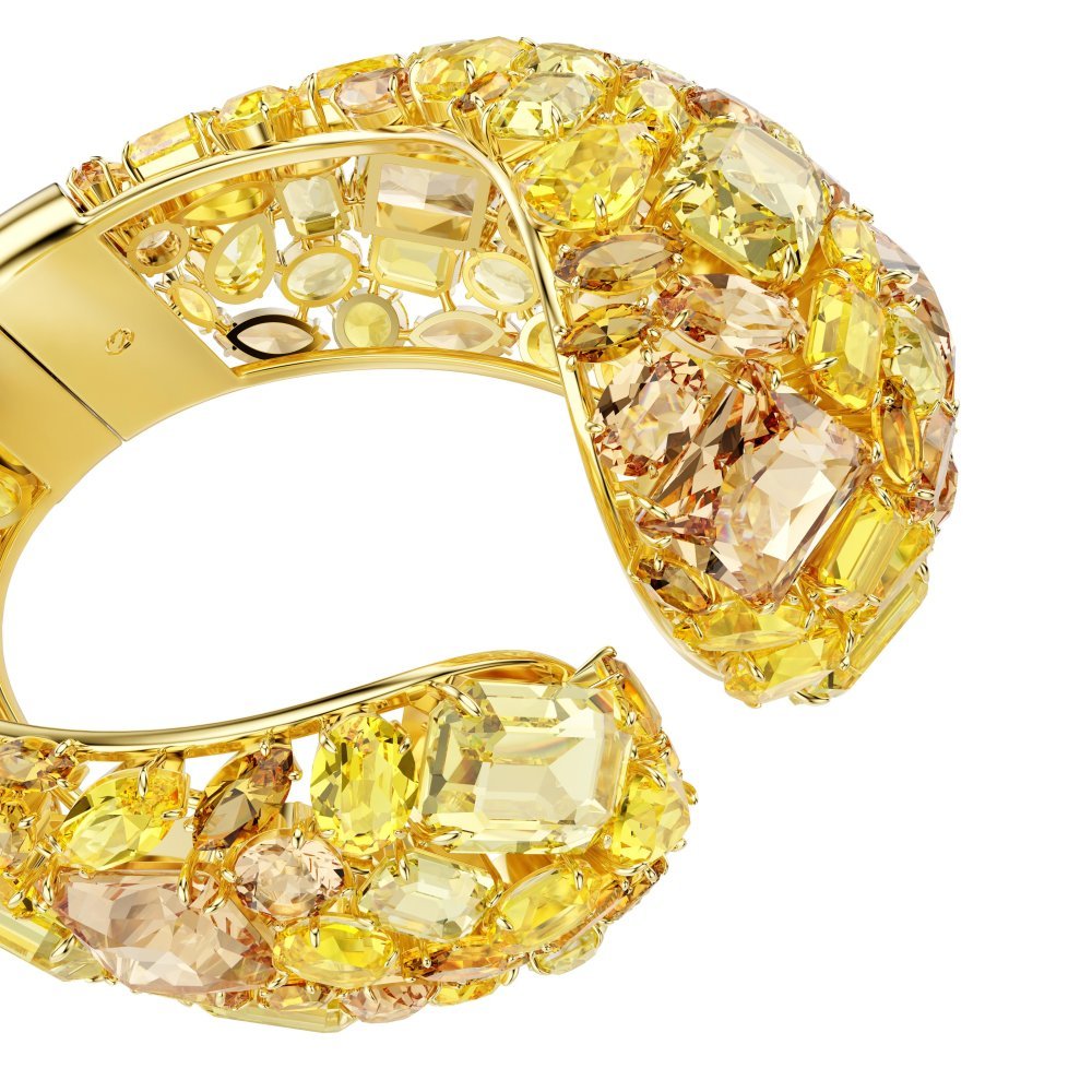Swarovski - Bracciale Rigido Gema - Cristalli - Oro