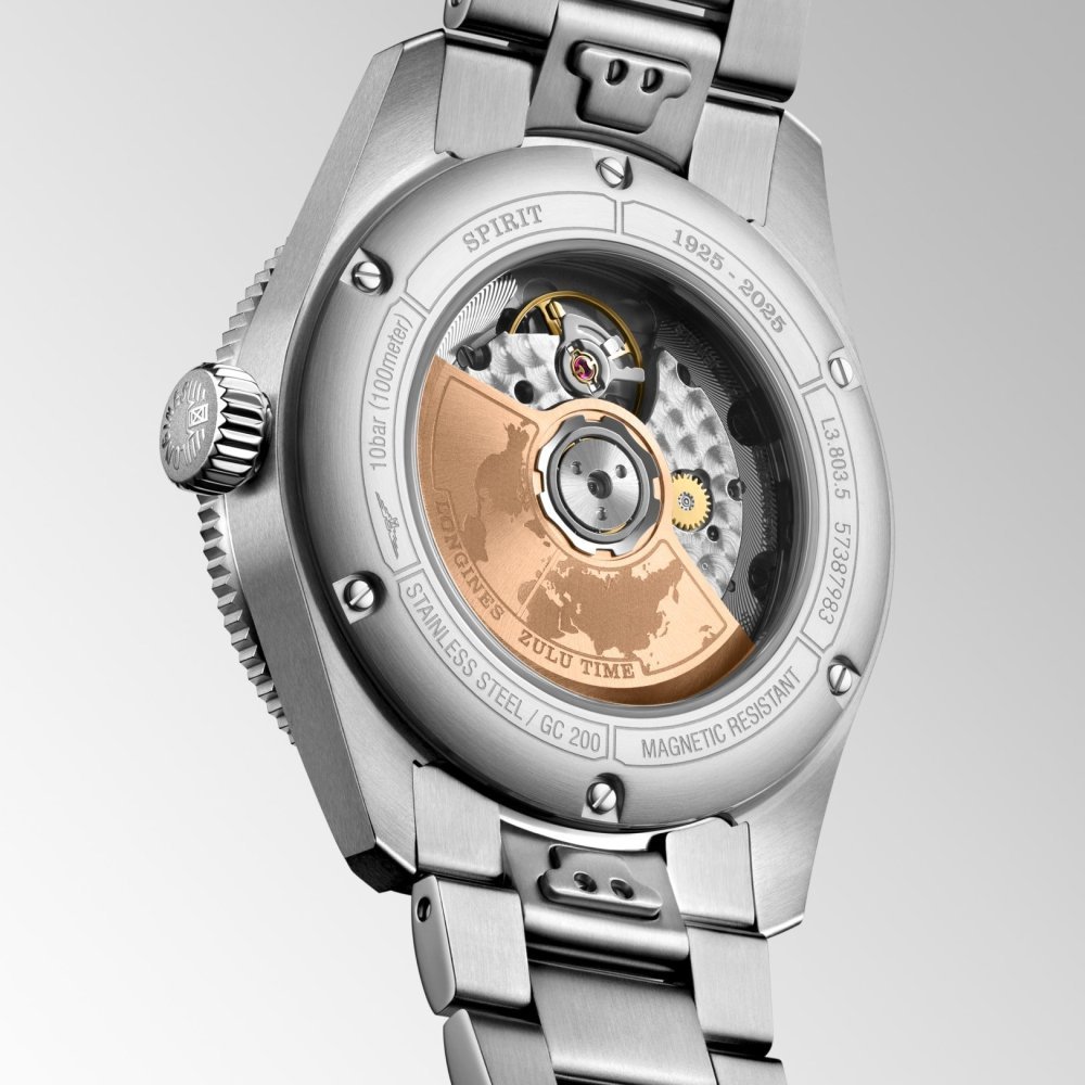 Longines - Spirit Zulu Time - Acciaio - Automatico