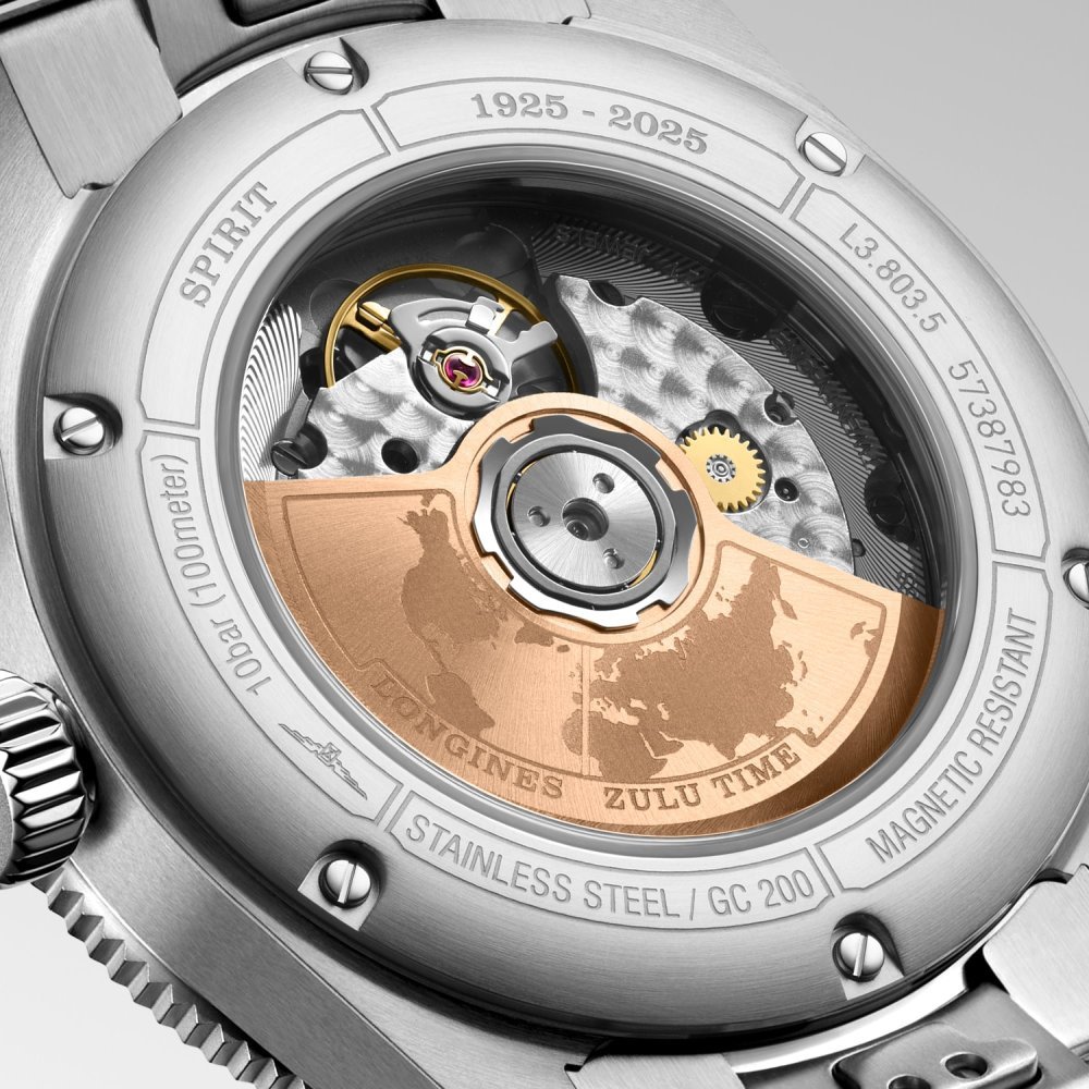 Longines - Spirit Zulu Time - Acciaio - Automatico