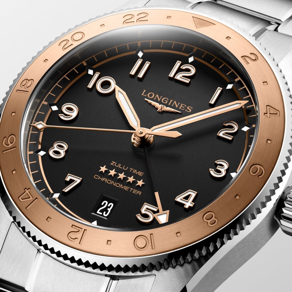 Longines - Spirit Zulu Time - Acciaio - Automatico
