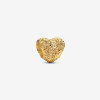 Mini Charm Cuore effetto diamantato