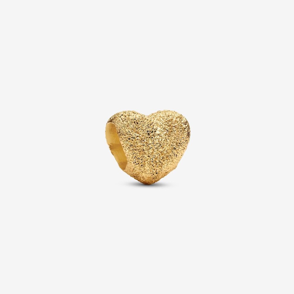 Mini Charm Cuore effetto diamantato