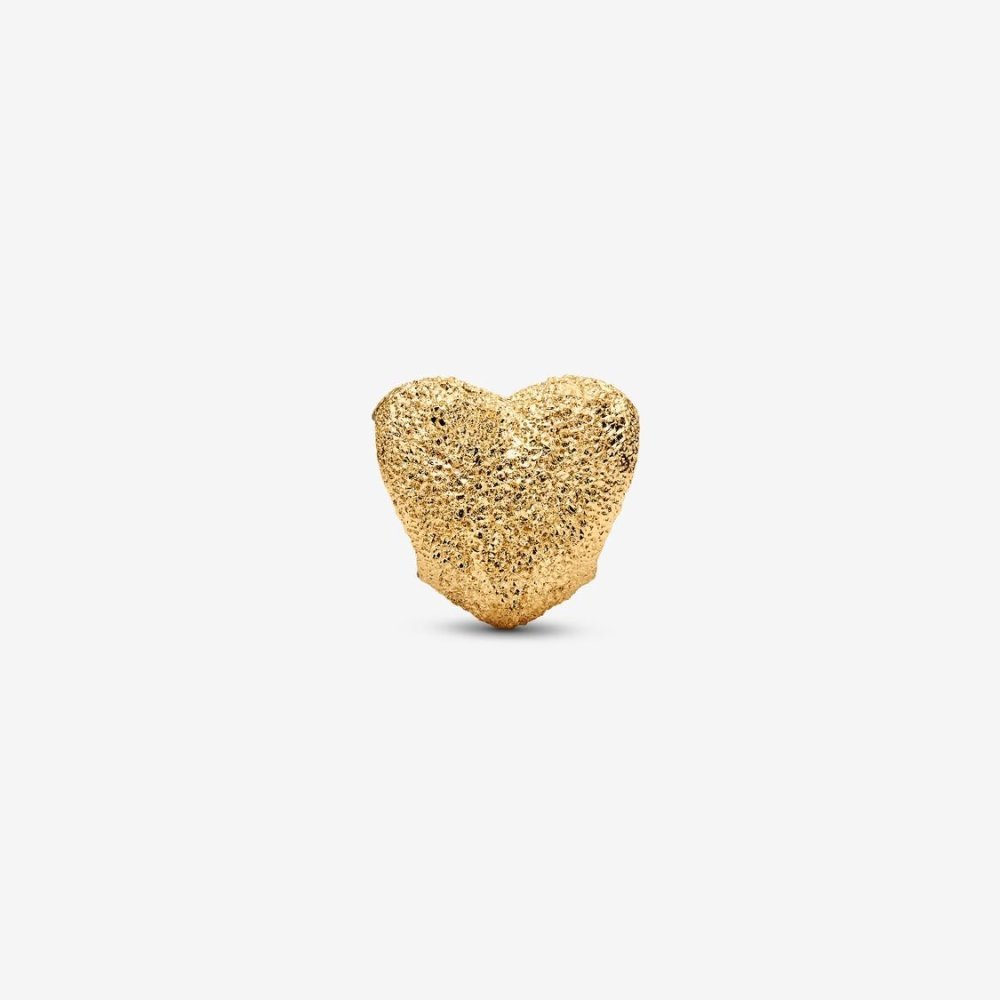 Mini Charm Cuore effetto diamantato