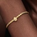 Mini Charm Mano di Fatima effetto diamantato