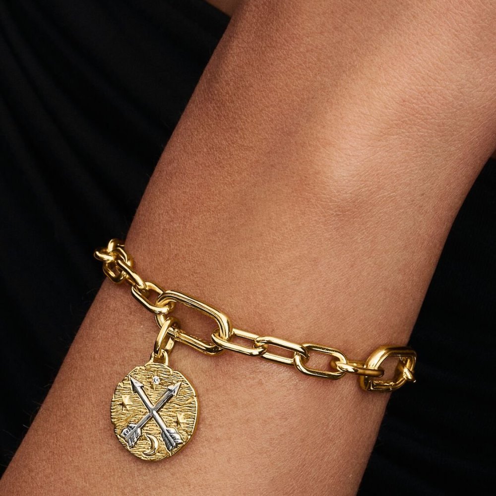 Charm Medallion Frecce "Ad Meliora"