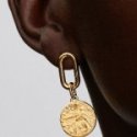 Charm Medallion Rondine "Dum Vita Est Spes Est"