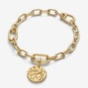 Charm Medallion Rondine "Dum Vita Est Spes Est"