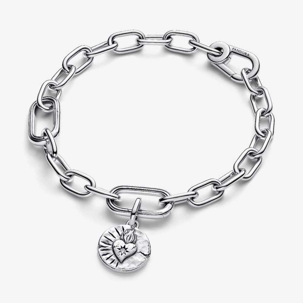 Charm Medallion Cuore Sacro "Amor Vincit Omnia"