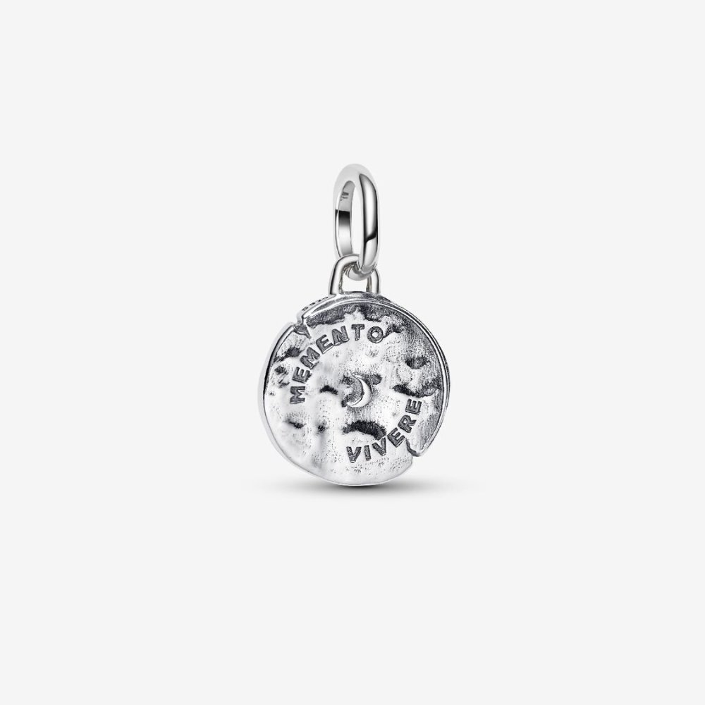 Charm Medallion Serpente "Memento Vivere"