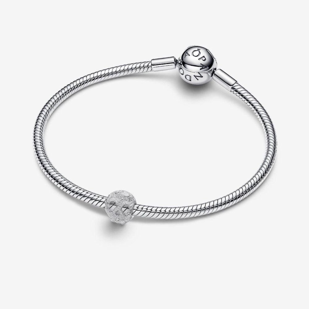Mini Charm Teschio effetto diamantato