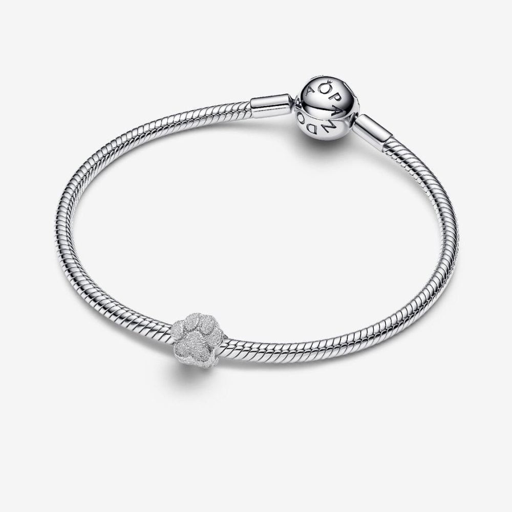 Mini Charm Zampa effetto diamantato