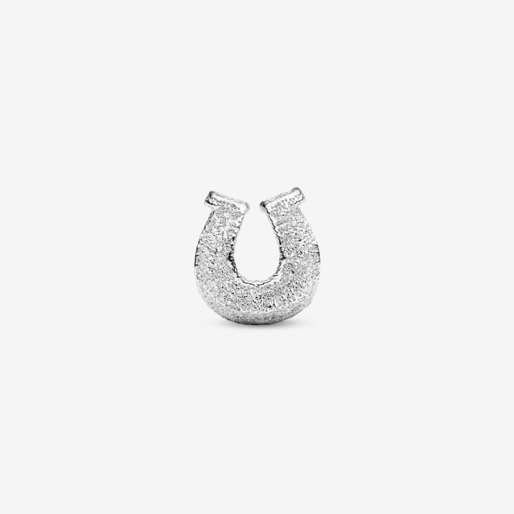 Mini Charm Ferro di cavallo effetto diamantato