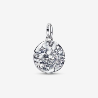 Charm Medallion Fiore di Ciliegio "Vivat Floreat"