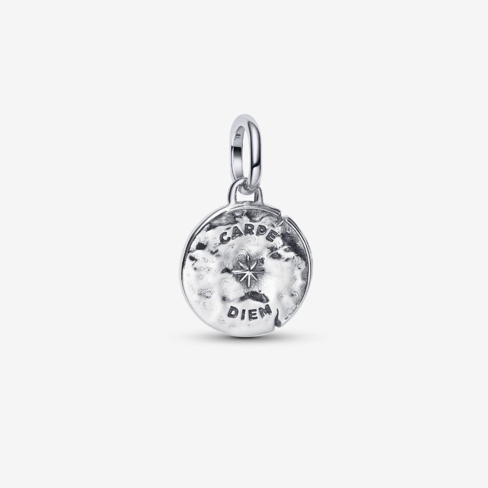 Charm Medallion Teschio "Carpe Diem"
