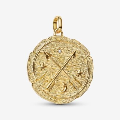 Charm Medallion Grande Frecce "Ad Meliora"