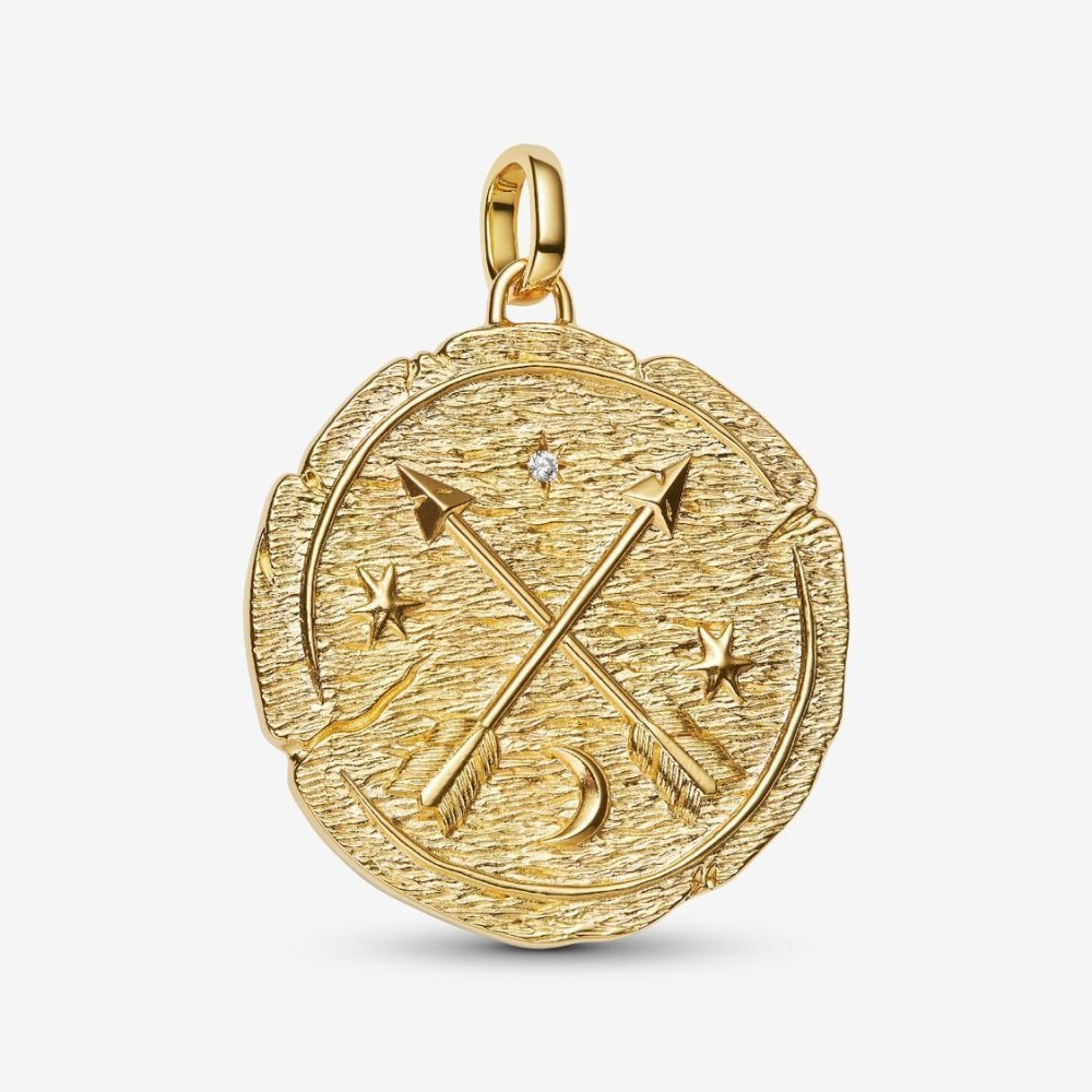 Charm Medallion Grande Frecce "Ad Meliora"
