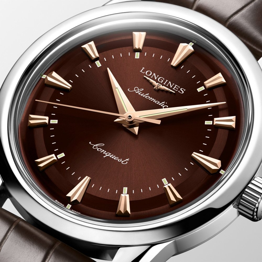 Longines - Conquest Heritage - Automatico - Marrone