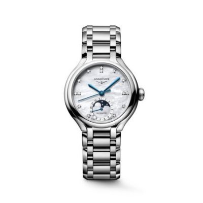 Longines - Primaluna Moonphase - Acciaio - Automatico