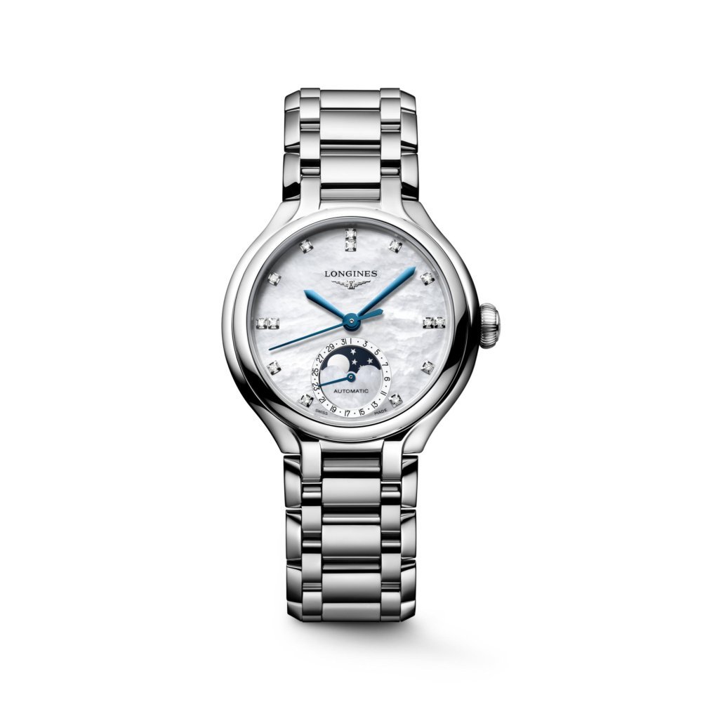 Longines - Primaluna Moonphase - Acciaio - Automatico