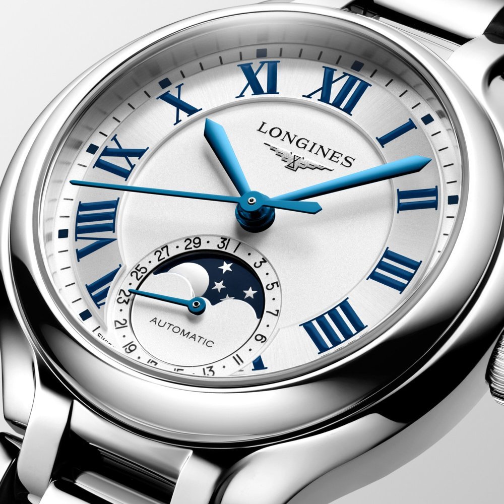 Longines - Primaluna Moonphase - Acciaio - Automatico