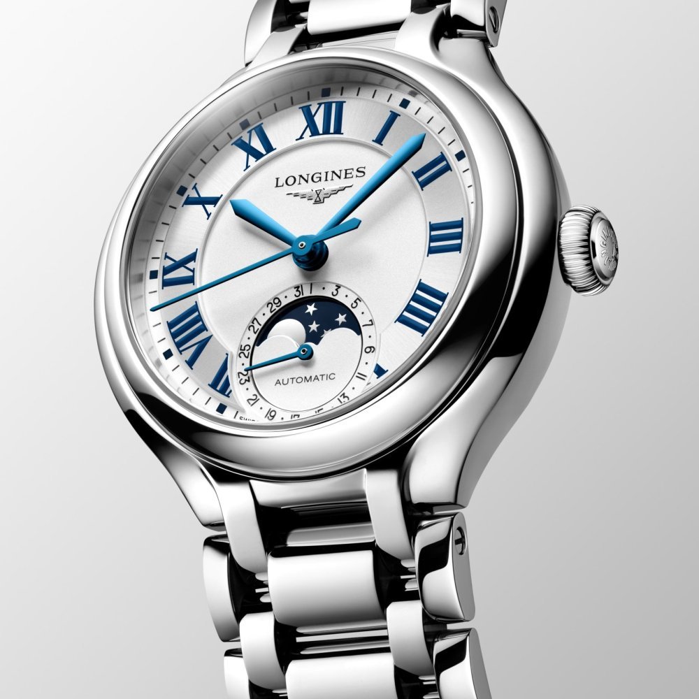 Longines - Primaluna Moonphase - Acciaio - Automatico